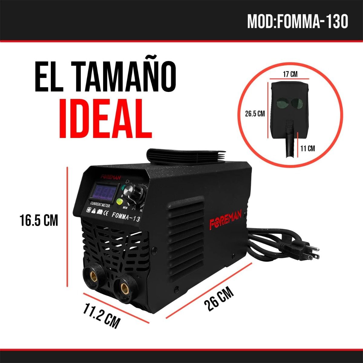 Soldadora inversora 130A FOMMA130 FOREMAN
