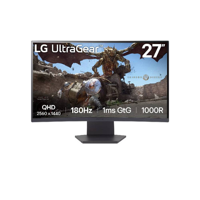 Monitor Gaming Curvo LG 27GS60QC 27 Resol 2560 x 1440 Negro