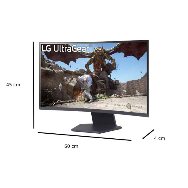 Monitor Gaming Curvo LG 27GS60QC 27 Resol 2560 x 1440 Negro