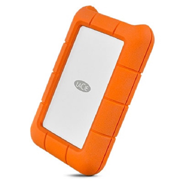 Disco Duro Externo LaCie Rugged USB-C 2.5'', 1TB, USB C 3.0, Naranja/Plata, A Prueba de Agua, Polvo y Golpes - para Windows/Mac. 