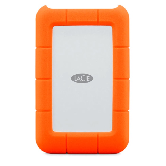 Disco Duro Externo LaCie Rugged USB-C 2.5'', 1TB, USB C 3.0, Naranja/Plata, A Prueba de Agua, Polvo y Golpes - para Windows/Mac. 