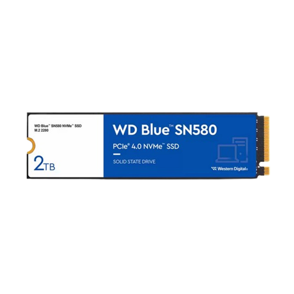 SSD WD BLUE SN580 NVME 2TB PCIE 4.0 M2 WDS200T3B0E