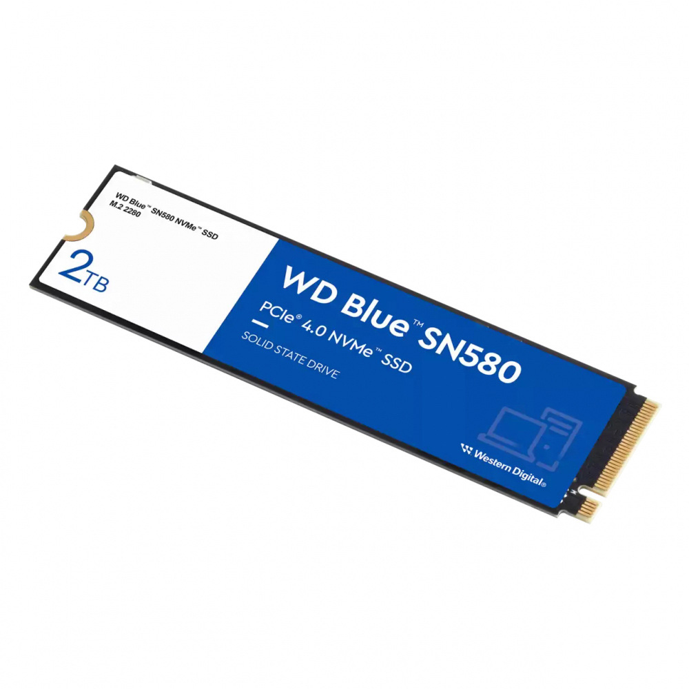 SSD WD BLUE SN580 NVME 2TB PCIE 4.0 M2 WDS200T3B0E
