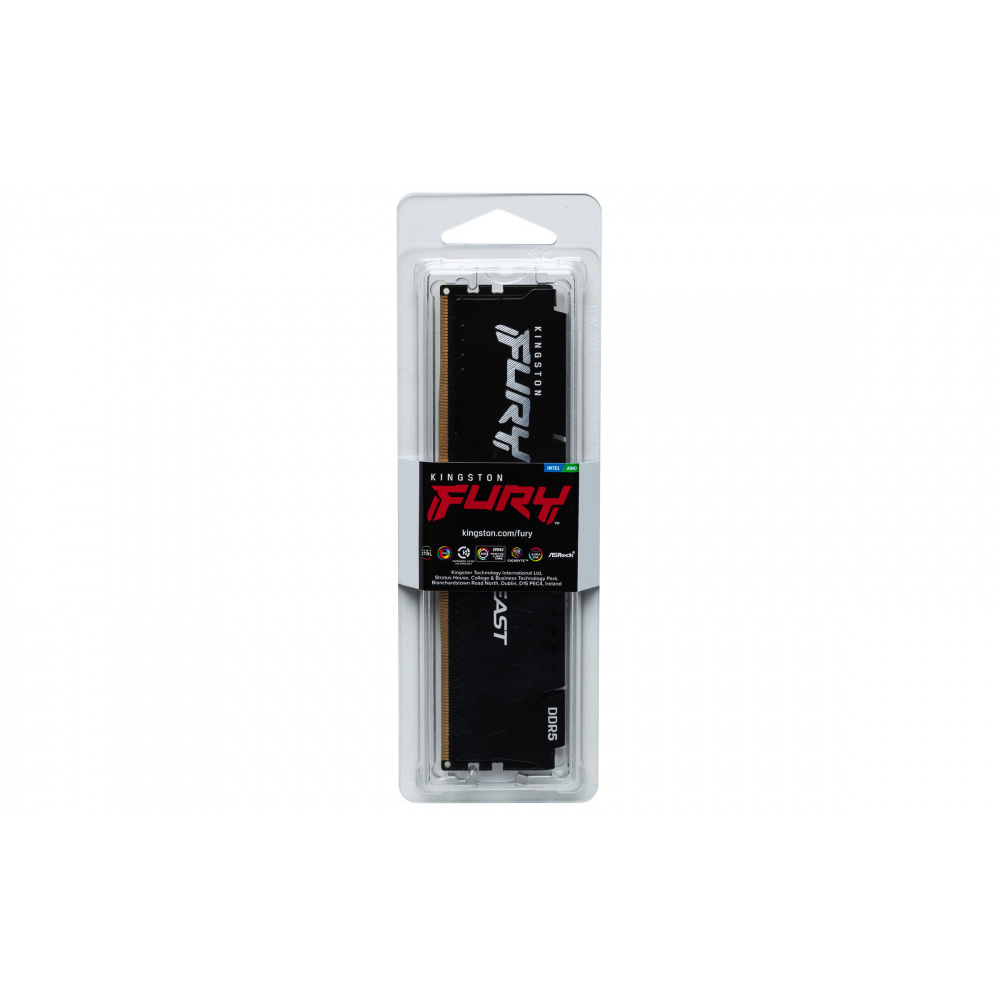 RAM KINGSTON FURY BEAST DDR5 16GB 6000 NEGRO KF560C36BBE2-16 