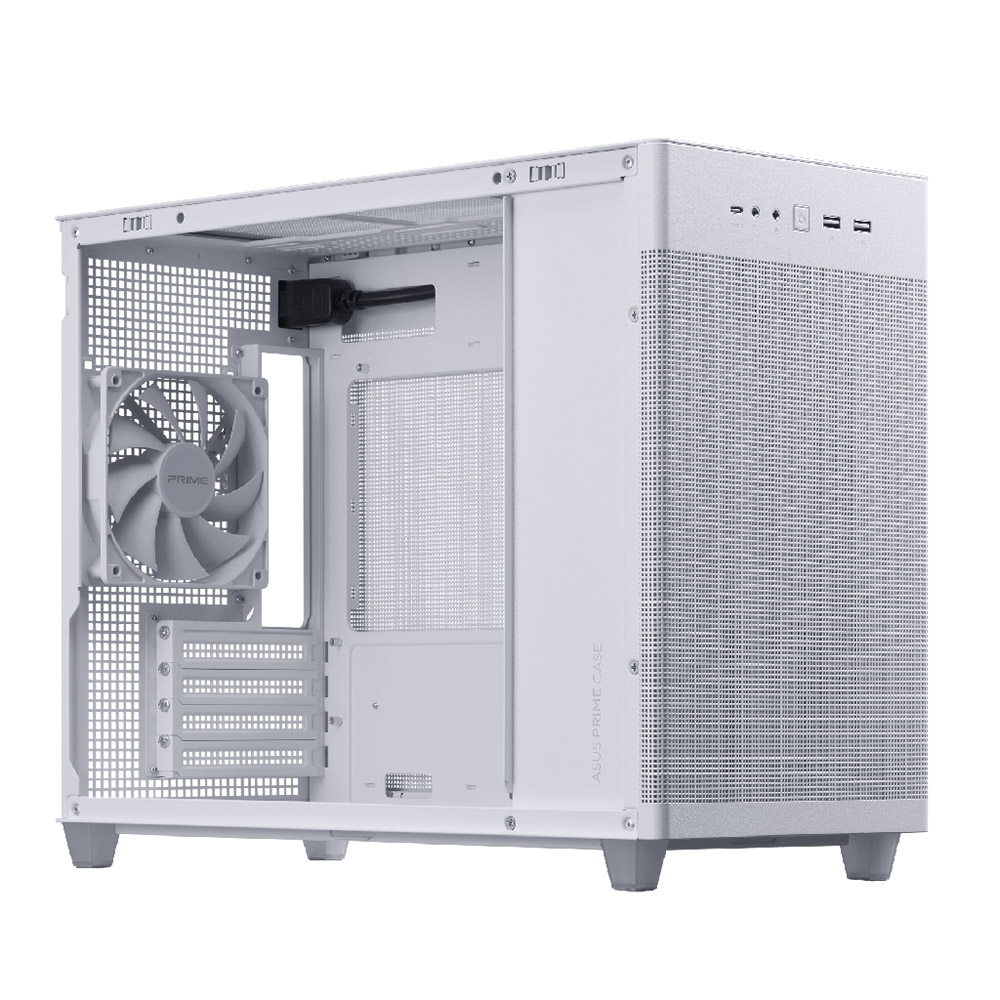 GABINETE ASUS PRIME AP201 MICRO ATX CASE ATX QUASI-FILTER MESH BLANCO 90DC00G3-B38000