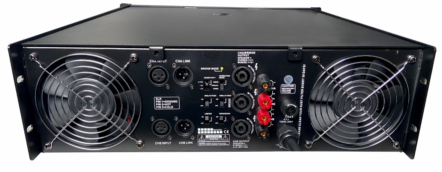 Amplificador Profesional Skrander Az-2800 2 Canales 2800w