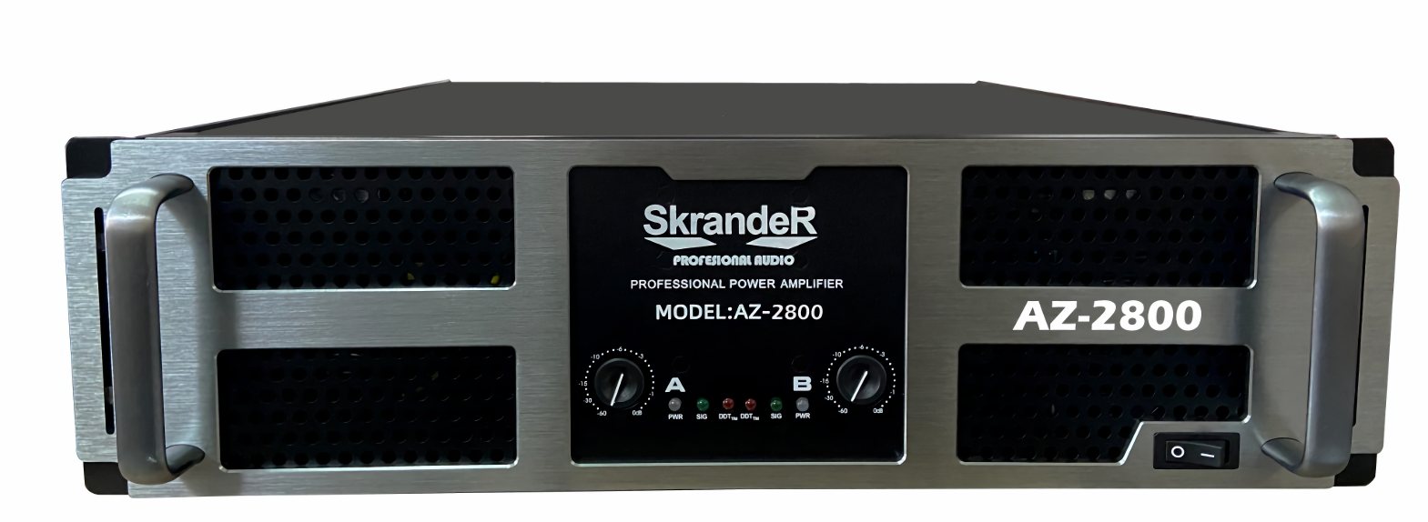 Amplificador Profesional Skrander Az-2800 2 Canales 2800w