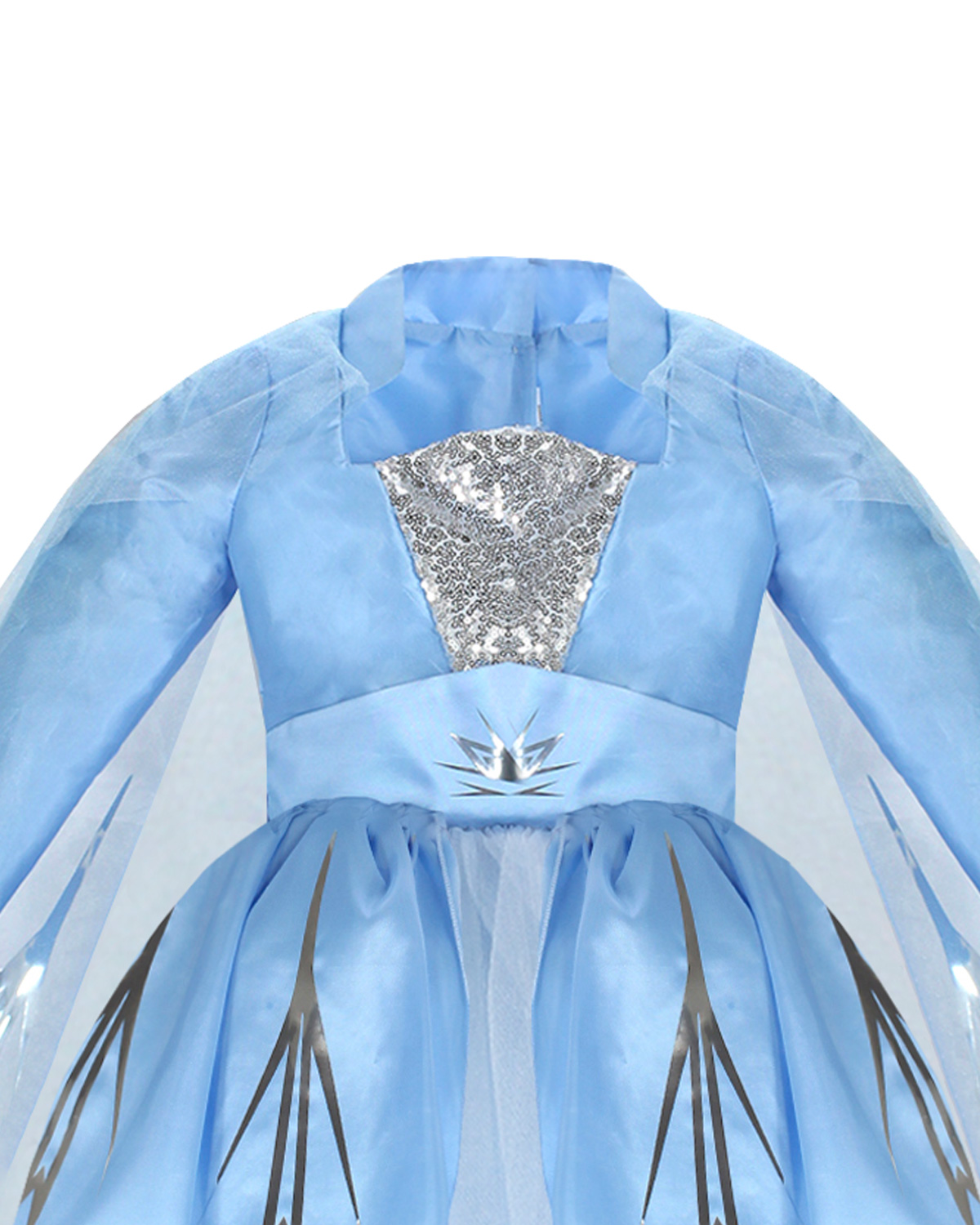Disfraz De Princesa Azul 2 Para Niñas Vestido Fiesta De Cumpleaños.