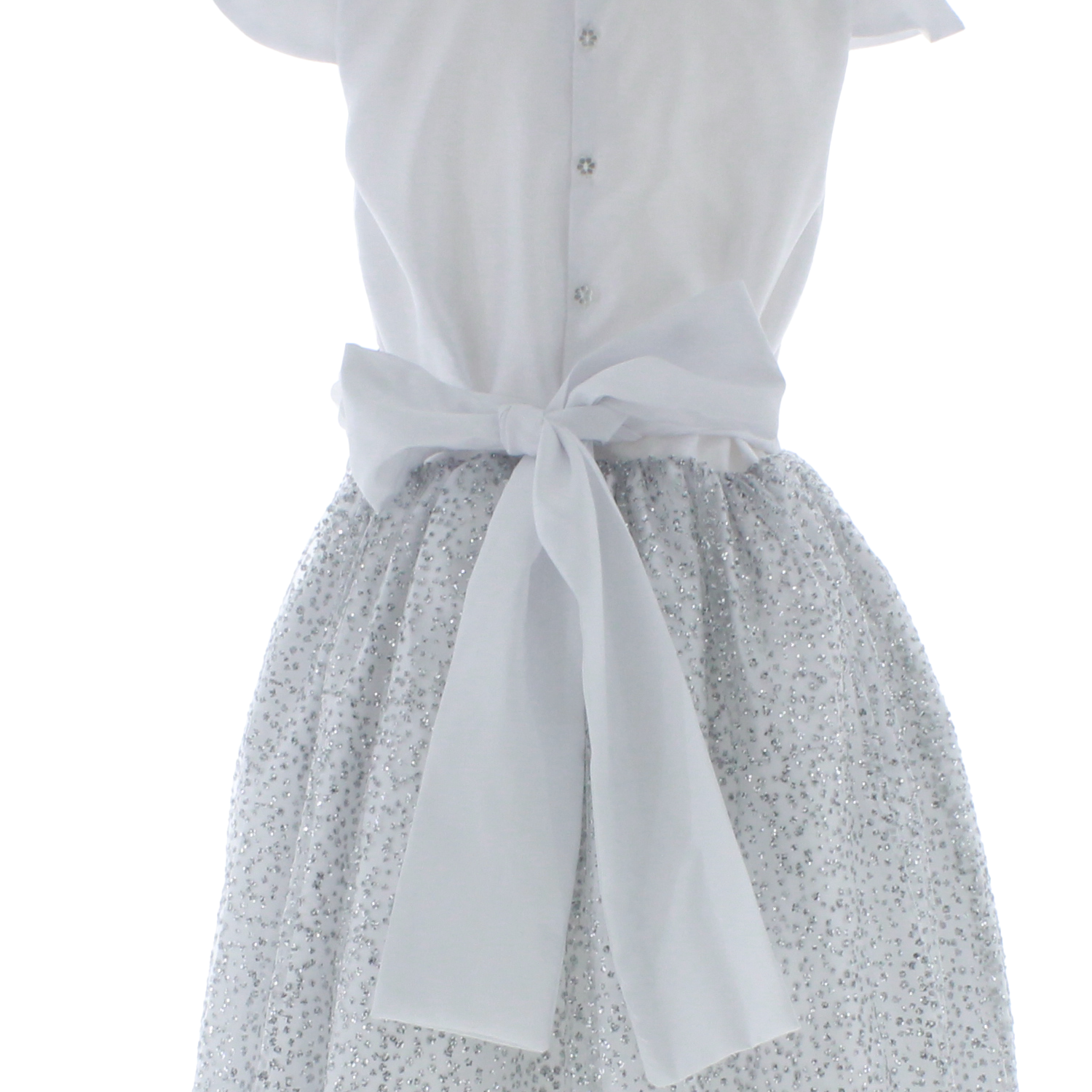 Vestido color Blanco Primera Comunión 3945 7 a 17 Años.