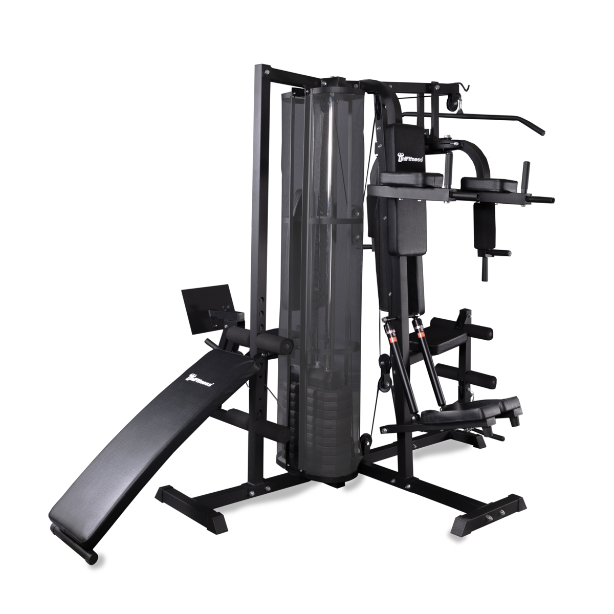 Gimnasio Multiestación Unifitness 4 Estaciones Uso rudo 