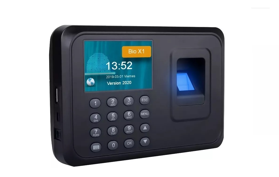 Reloj Checador Huella Dactilar Biometrico Excel O Con Softwa