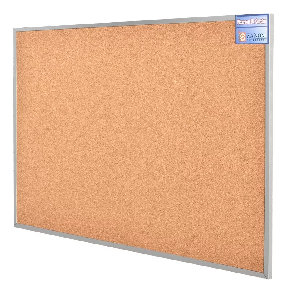 Pizarron de corcho 40x60cm incluye chinchetas