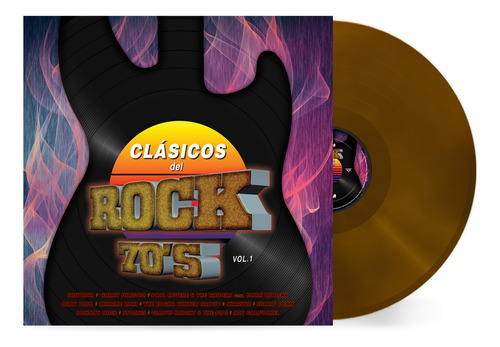 Clasicos Del Rock 70 S Volumen 1 Brown Cafe Lp Vinyl