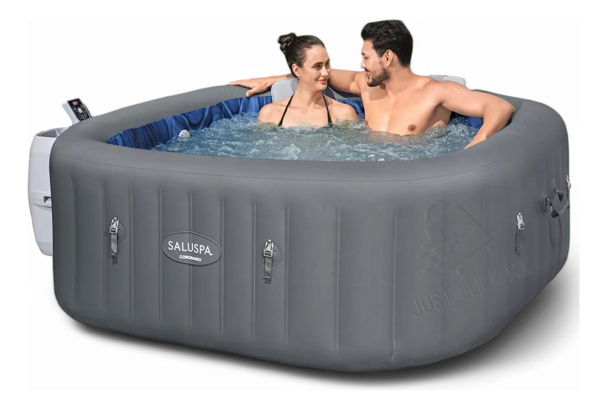 Jacuzzi Inflable De Hidromasaje Saluspa Coronado Bestway 180-JUSTCLICK MX