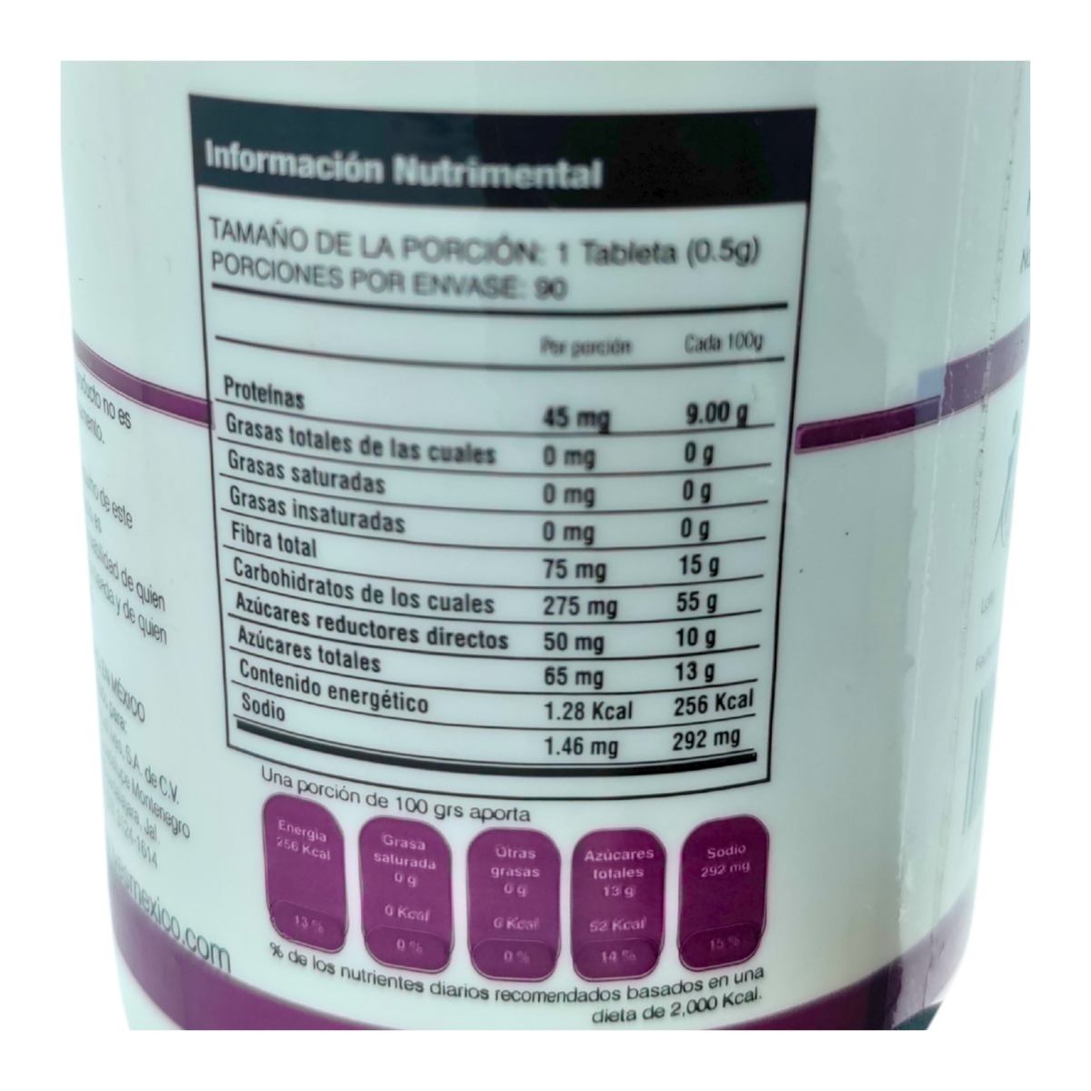 Pasiflora Valeriana 7 azahares Toronjil Tila Vitaminas B1 B6 B12 Ácido Glutámico Real XB Ives Evolution México 90 uds..