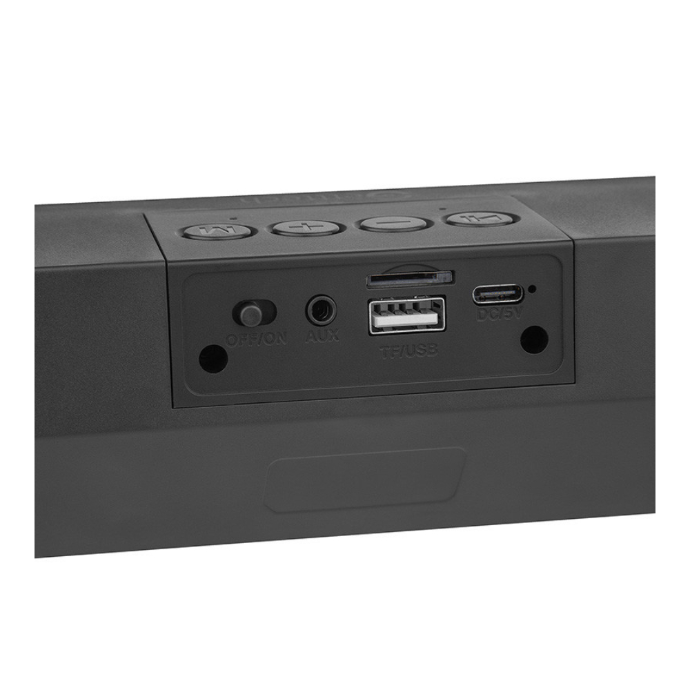 Barra de Sonido RGB Getttech GUS-MSRBT-01 Inalámbrico Negro