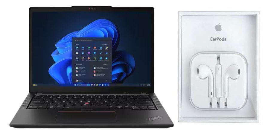 ThinkPad X13 Gen 5  (Type 21LU, 21LV) Laptop, Procesador Core ultra 5, Disco Duro 512GB, Memoria RAM 32GB mas EarPods