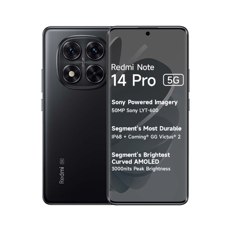 Xiaomi Redmi Note 14 Pro 5G 256Gb 8Ram Color Negro Dualsim Nuevo Libre