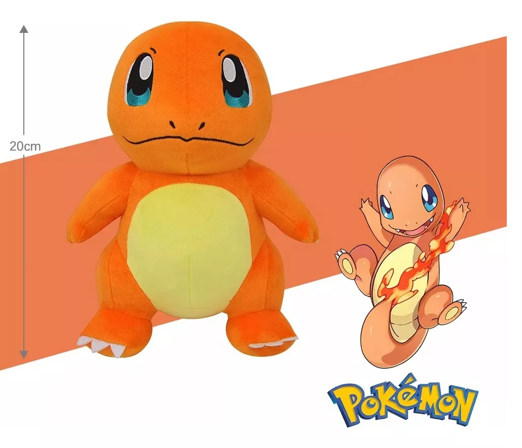 Peluches Kawaii Pokémon 4pcs: Pikachu, Charmander, Squirtle Y Bulbasaur, Compañero Cómodo Y Seguro, Muy Suave Y Perfecto Para Abrazar, Regalo De Cumpleaños Y Navidad Para Niños