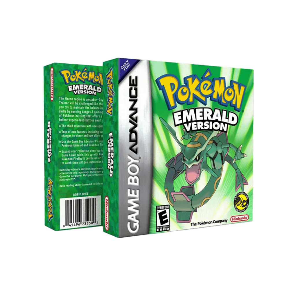Pokémon Emerald Gba Juego Físico En Caja Con Protección
