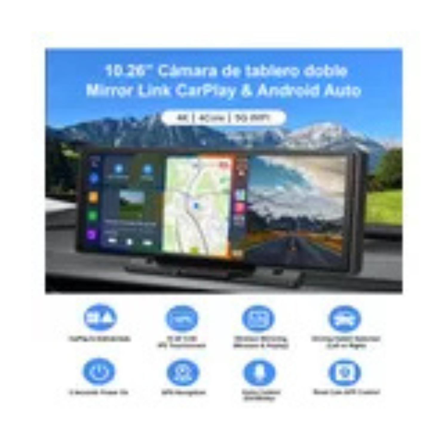 Landcast Estéreo 10.26hd Ips Doble Cámara 5gwifi Dvr Carplay