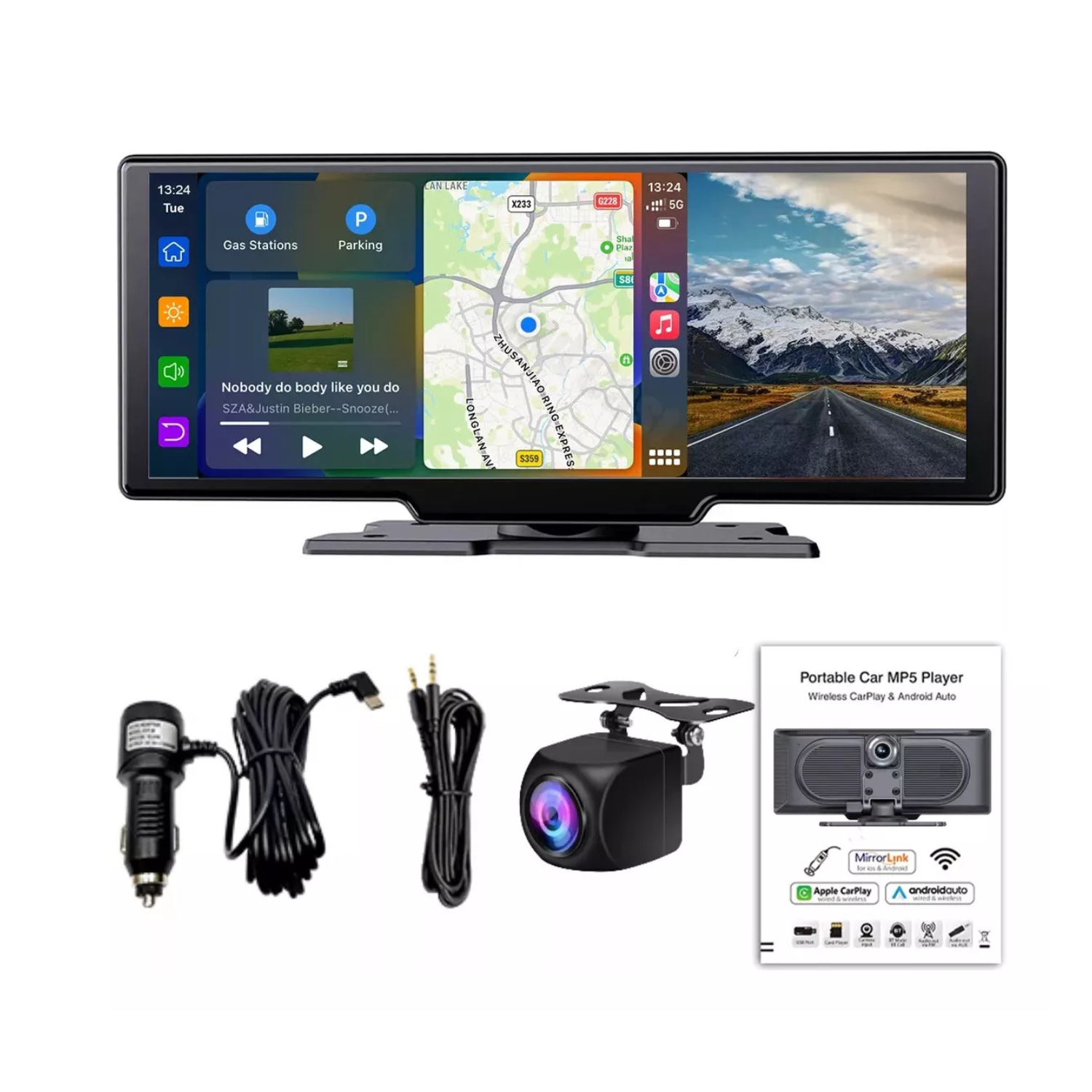 Landcast Estéreo 10.26hd Ips Doble Cámara 5gwifi Dvr Carplay