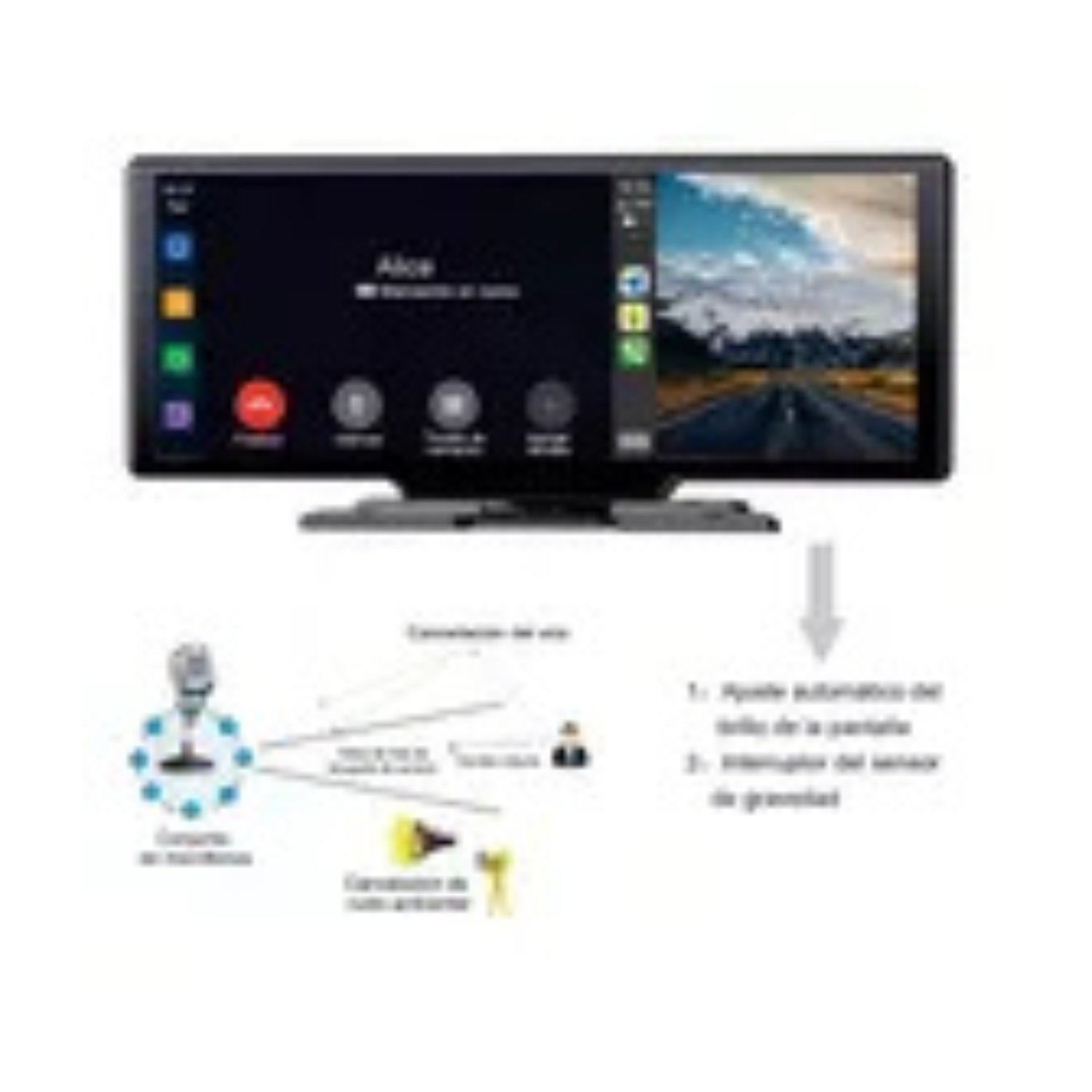 Landcast Estéreo 10.26hd Ips Doble Cámara 5gwifi Dvr Carplay