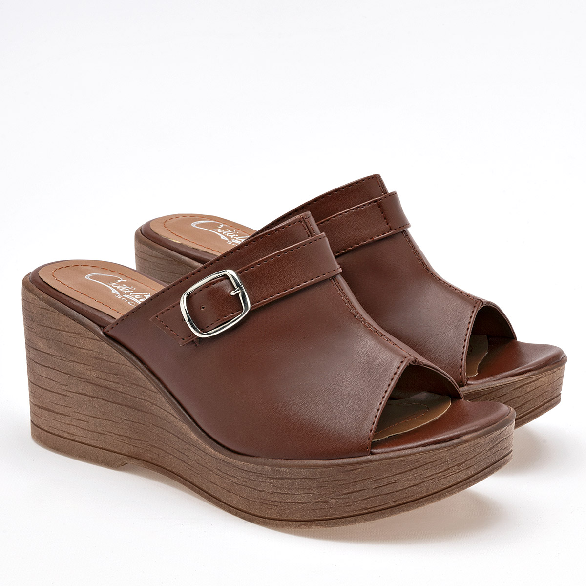 SANDALIA PLATAFORMA 7 CM MUJER CATALINA 1233 CAMEL 