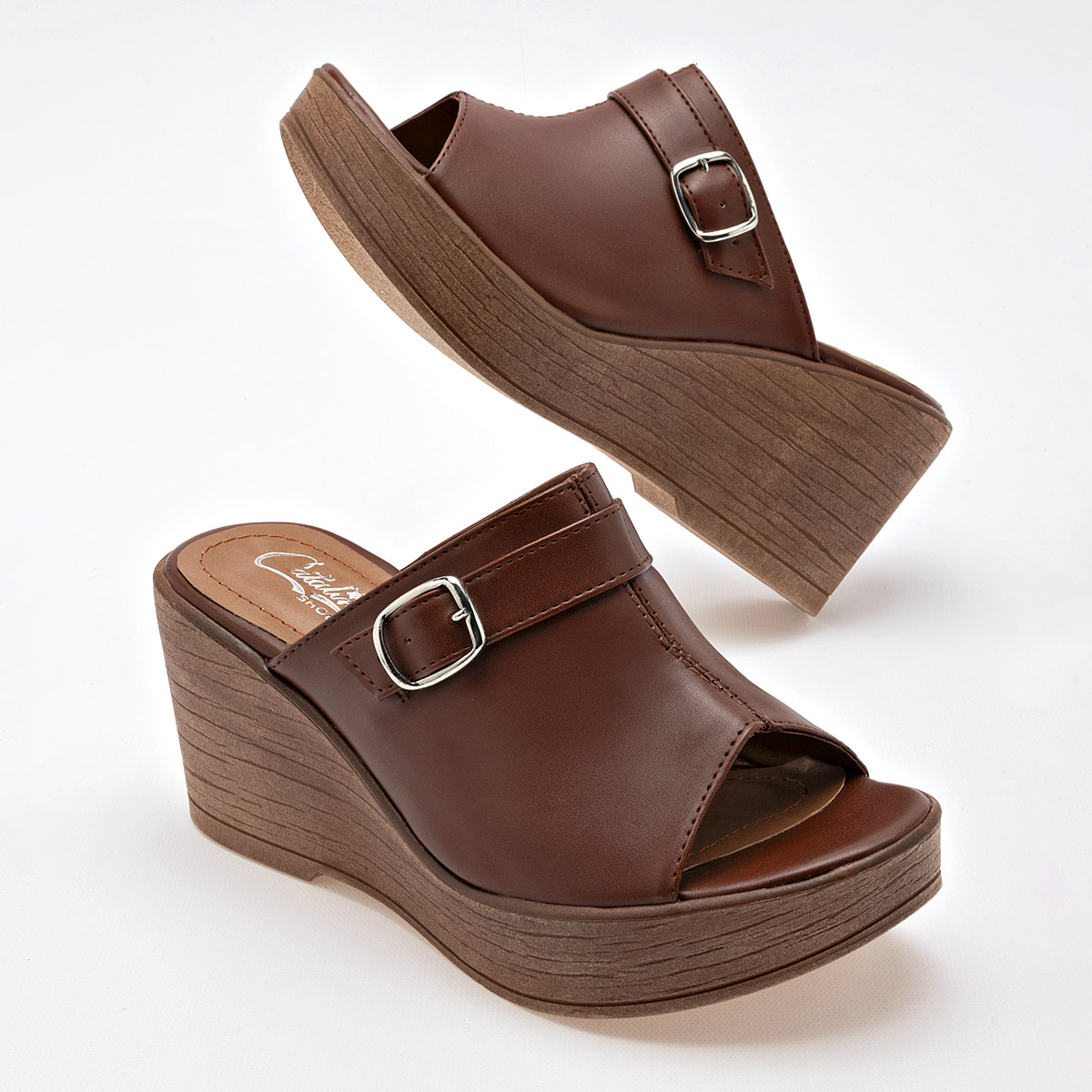SANDALIA PLATAFORMA 7 CM MUJER CATALINA 1233 CAMEL 