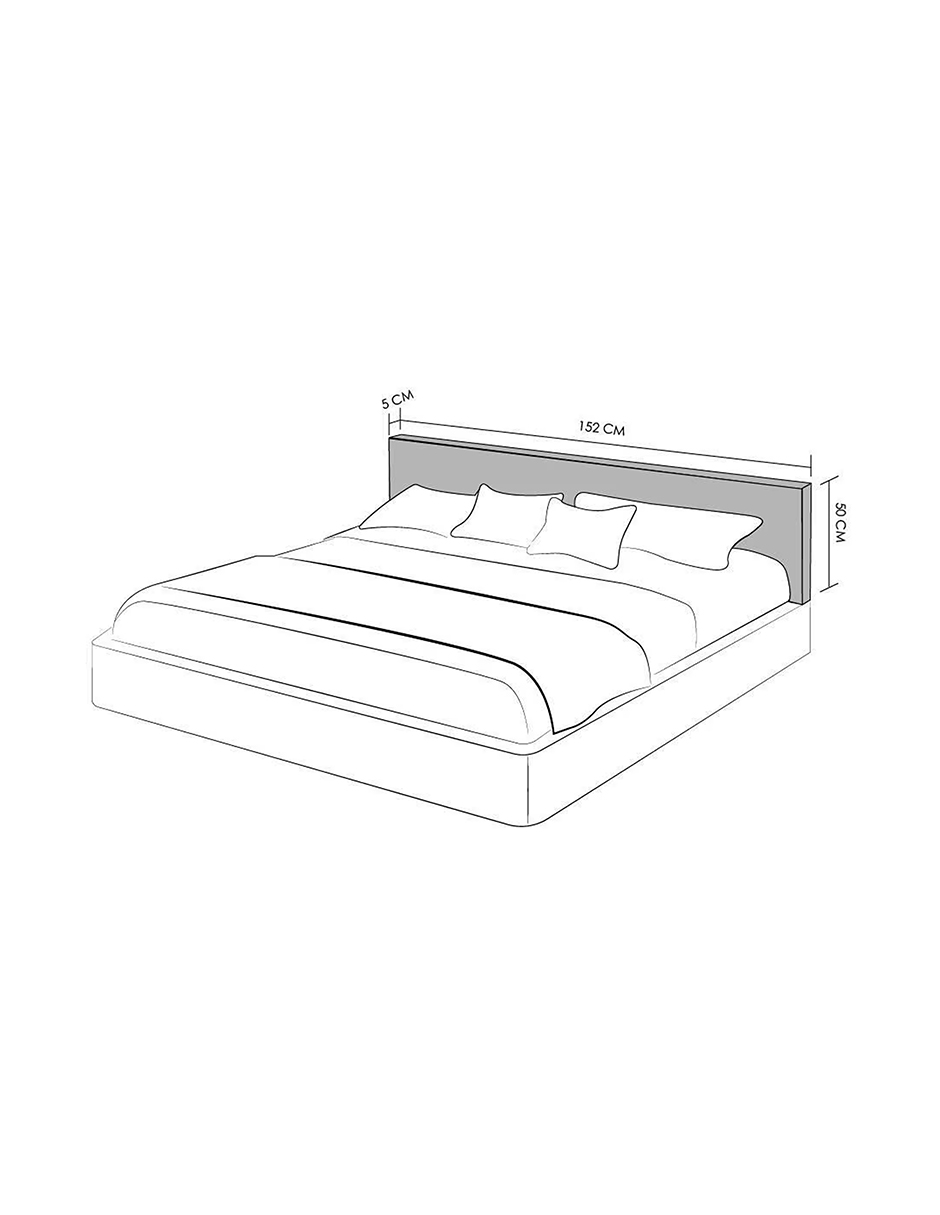 Cabecera Easy Living Aura Queen Size Café