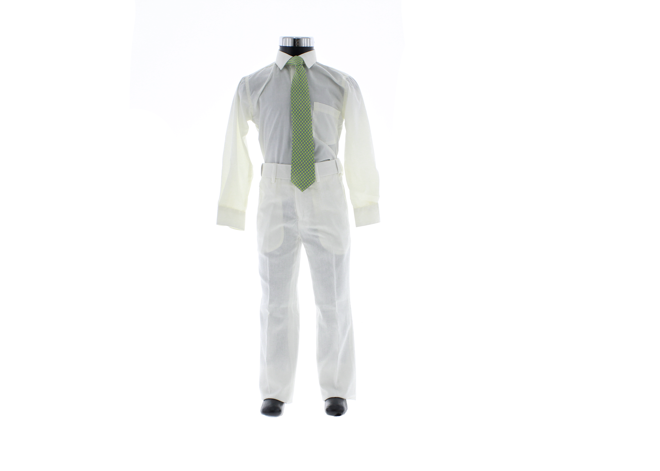 Traje de Vestir Niño Tres Piezas Color Hueso 3875 3 a 15 Años.