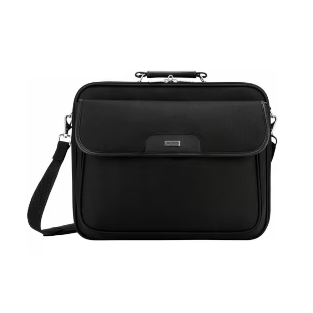 Targus Maletín Tradicional Notepac de Poliester para Laptop 15.4'' Negro. 