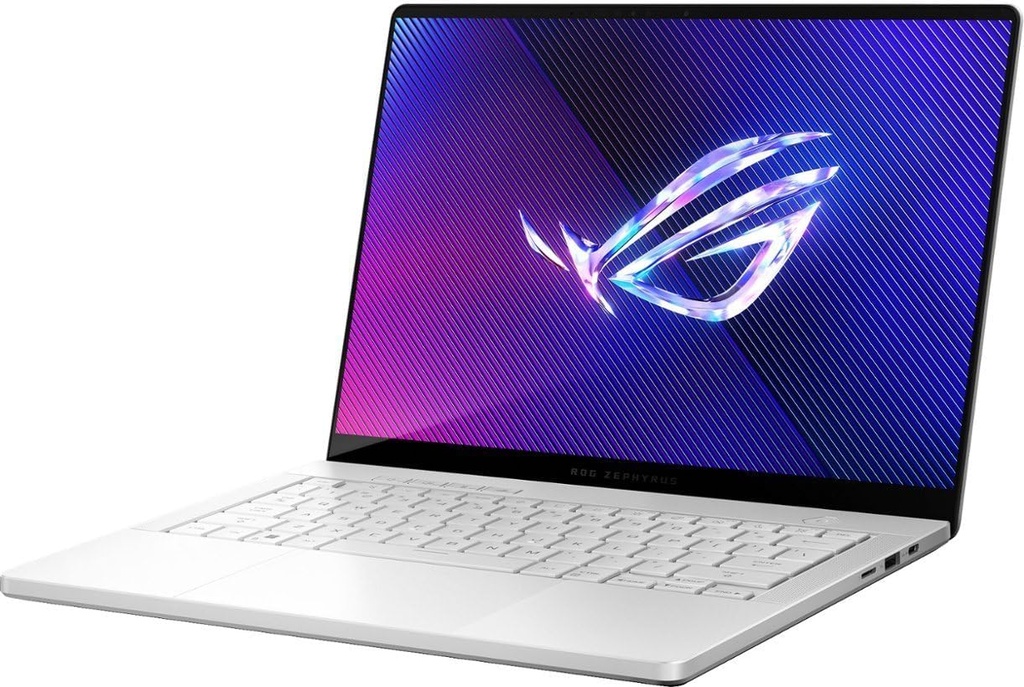 LAPTOP ASUS ROG ZEPHYRUS G14 RYZEN 9 8945HS 1TB SSD 16GB DDR5 14" OLED TEC/ING W11H BLANCO RTX 4060 GA403UV-G14.R94060 90NR0I02-M003W0