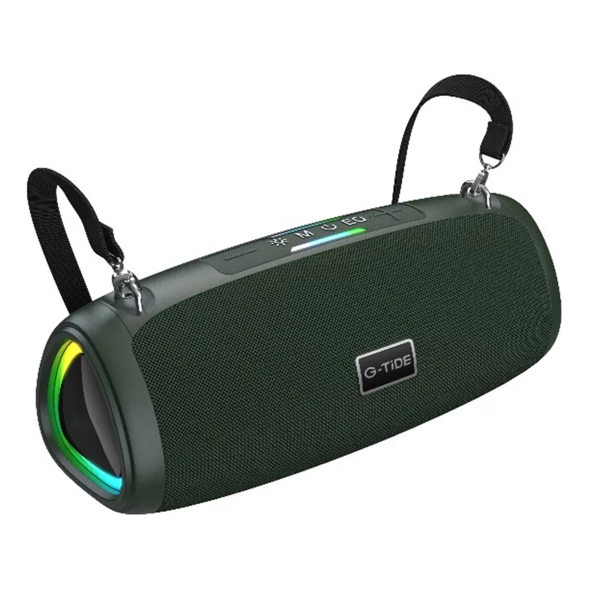 Bocina Bluetooth Portátil Inalámbrica G-tide Sh50 Led Verde