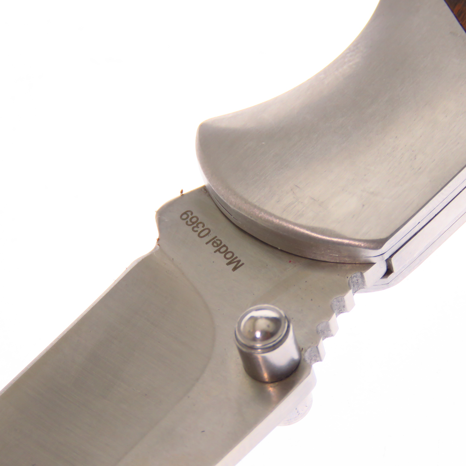 Br0369 Browning Navaja Lockback Filo Liso C c Madera Pakka