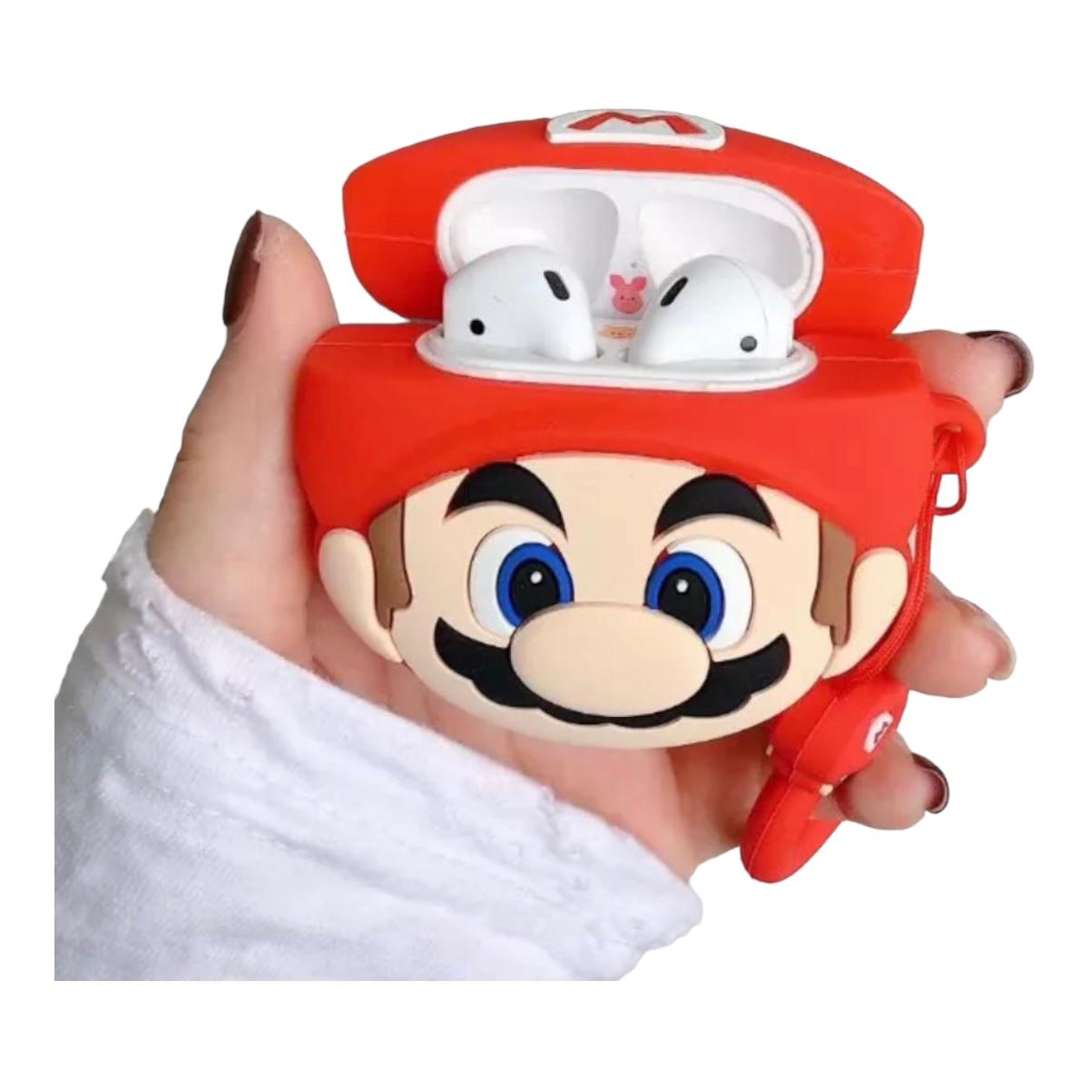 Funda Case Protector  Mario Bros Compatible Con AirPods Pro