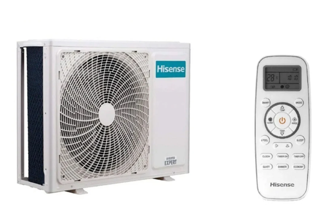 Minisplit Hisense Inverter Wi-Fi R32 1 Ton, Frío y Calor 220V