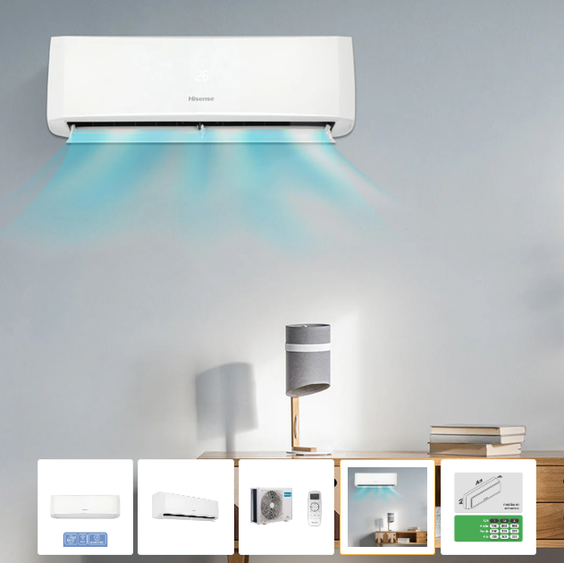 Minisplit Hisense Inverter Wi-Fi R32 1 Ton, Frío y Calor 220V