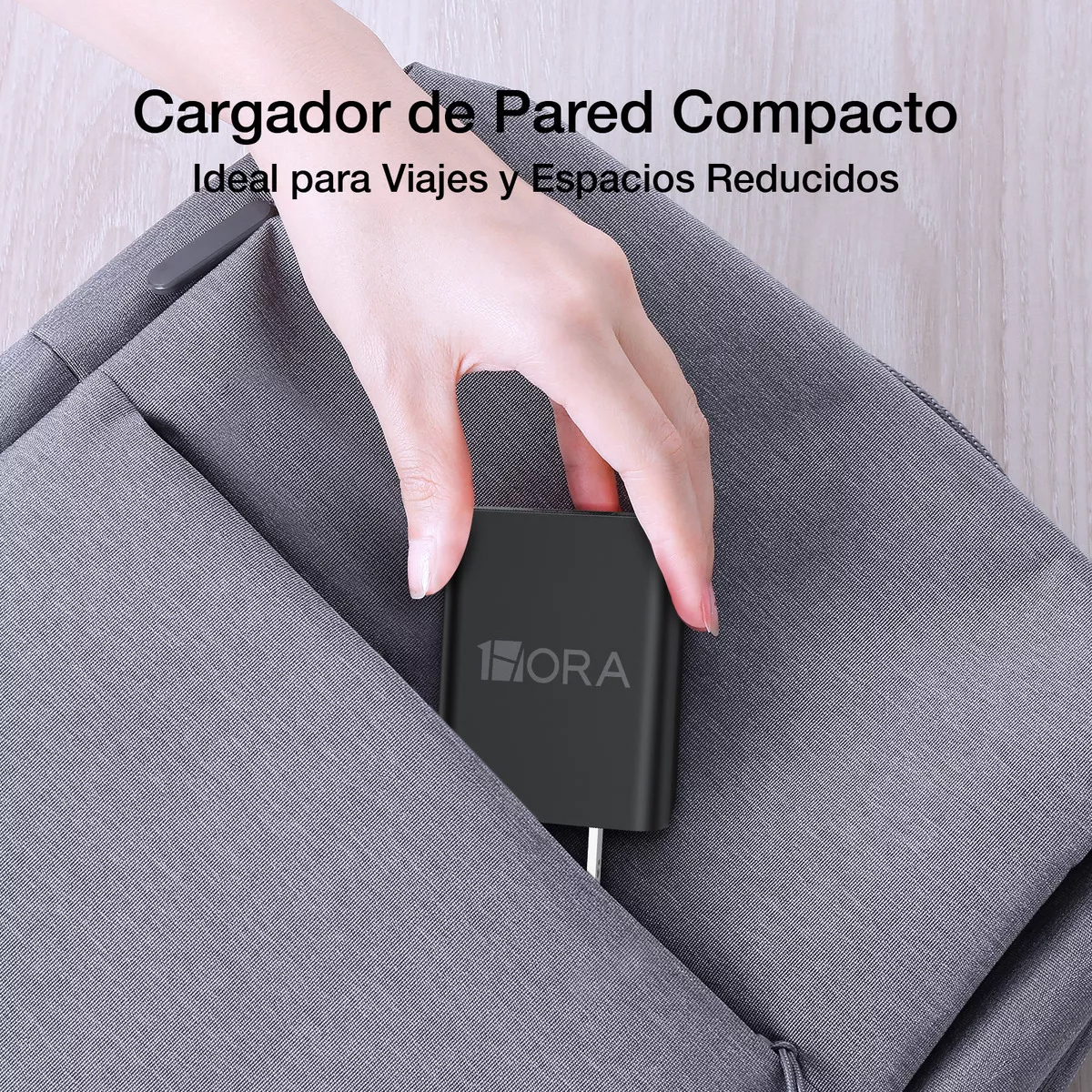 Cargador Usb Tipo C 10w 1hora 1m Cable Usb A Tipo C Negro