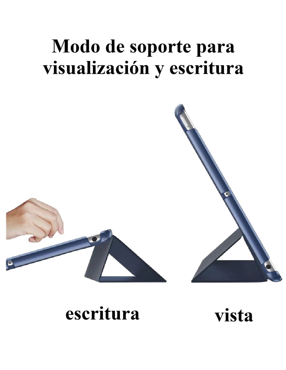 Funda Plegable Compatible Con iPad 9.7 Pulgadas 6/5 Generacion