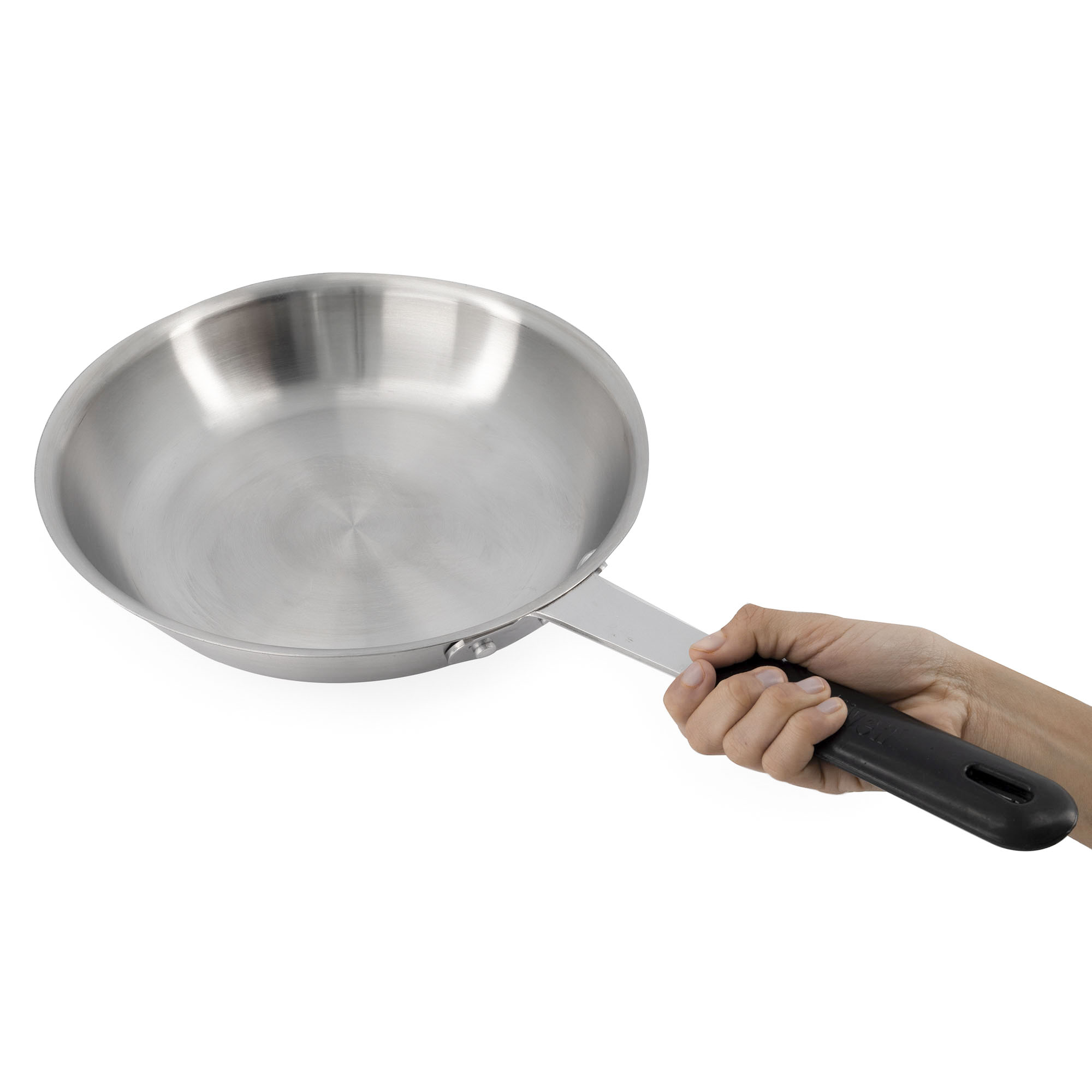 Moven Juego Sartenes Acero Inoxidable Con Mango De Neopreno 3 Piezas