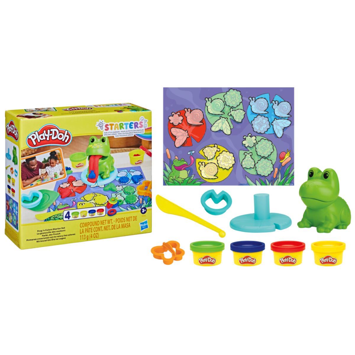Play Doh Primeras Creaciones con la Rana y los Colores Hasbro