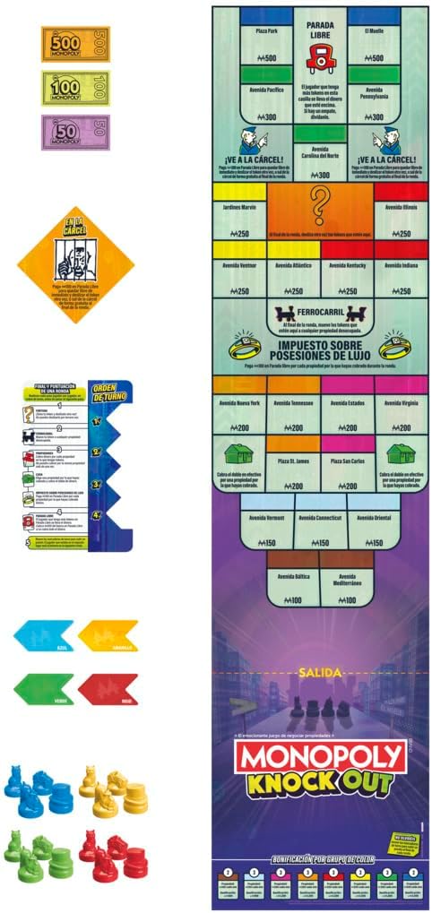 Monopoly Knockout Hasbro Gaming