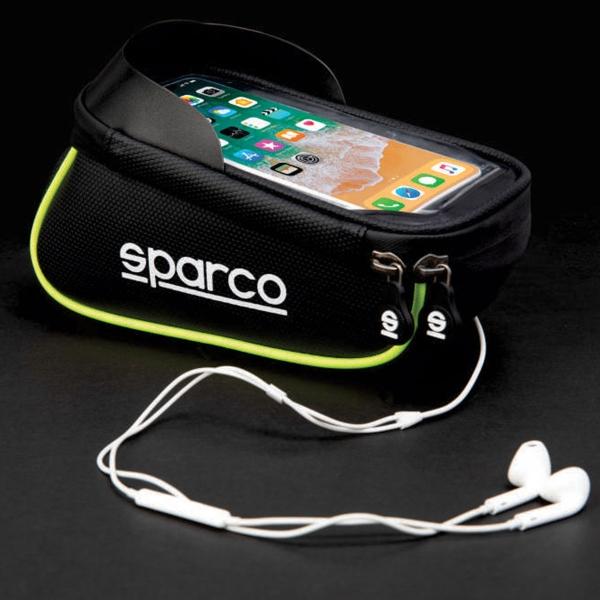 Sparco SE104BL Porta Celular impermeable pantalla táctil bicicleta y motopatin