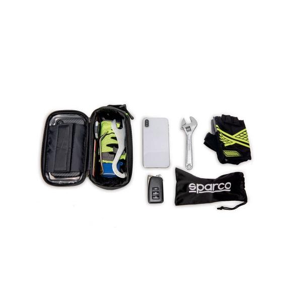 Sparco SE104BL Porta Celular impermeable pantalla táctil bicicleta y motopatin