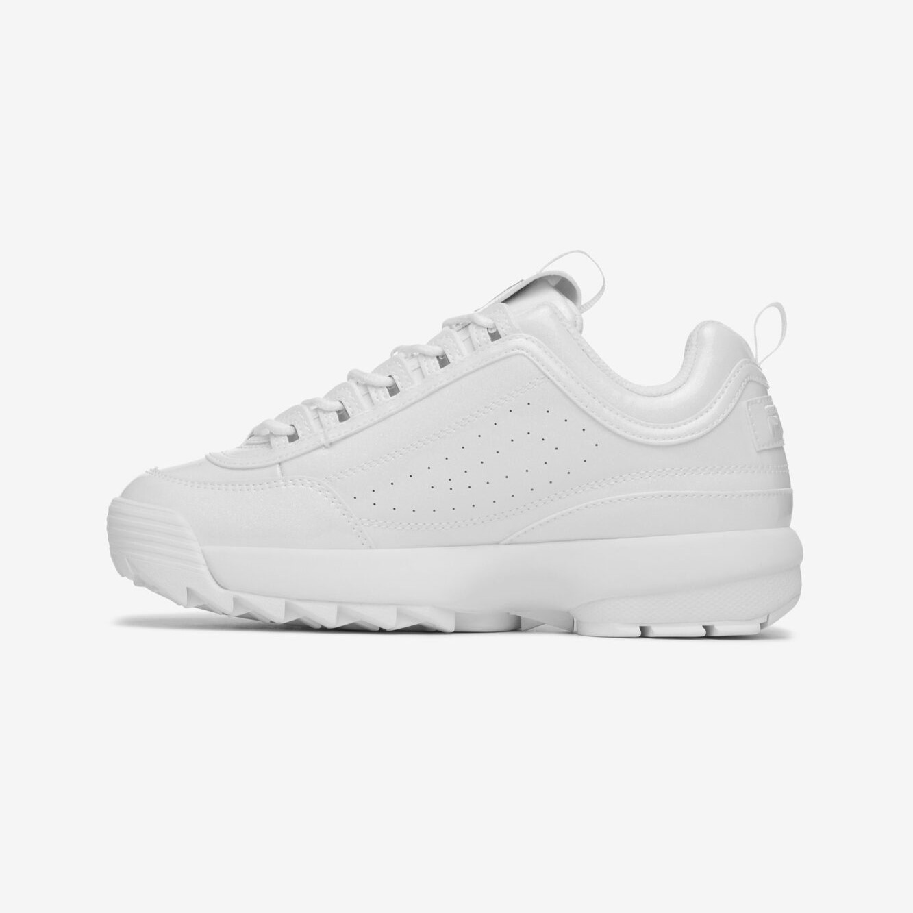 Tenis Fila Disruptor Shine Glitter Blanco de Dama Original