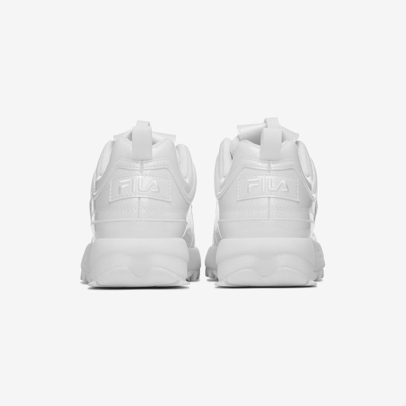 Tenis Fila Disruptor Shine Glitter Blanco de Dama Original