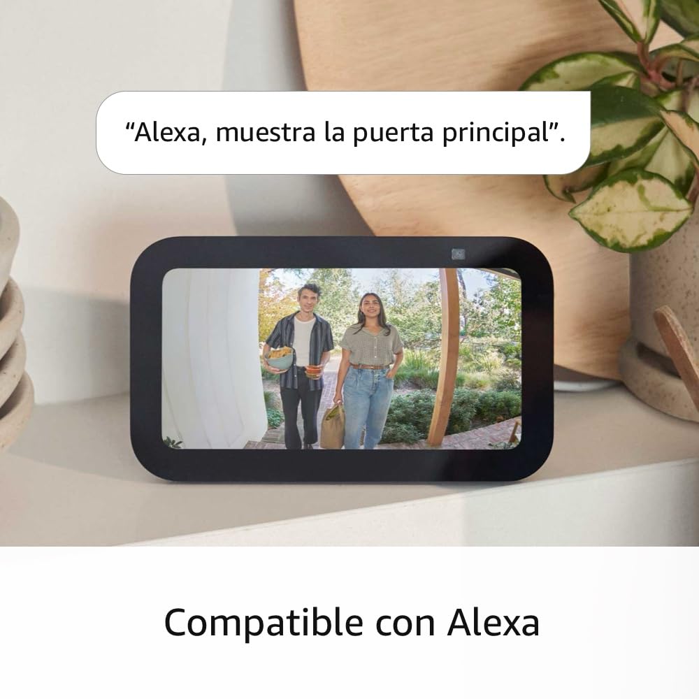 Timbre con Camara Inalámbrico Ring Alertas y Detección de Movimiento Battery Doorbell