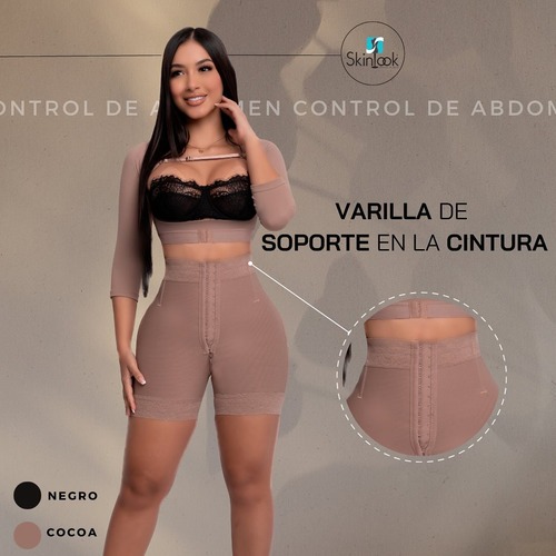 Panty Short Colombiano De Alta compresión Reductor De Cintura Mas Gel Anticelulitis 