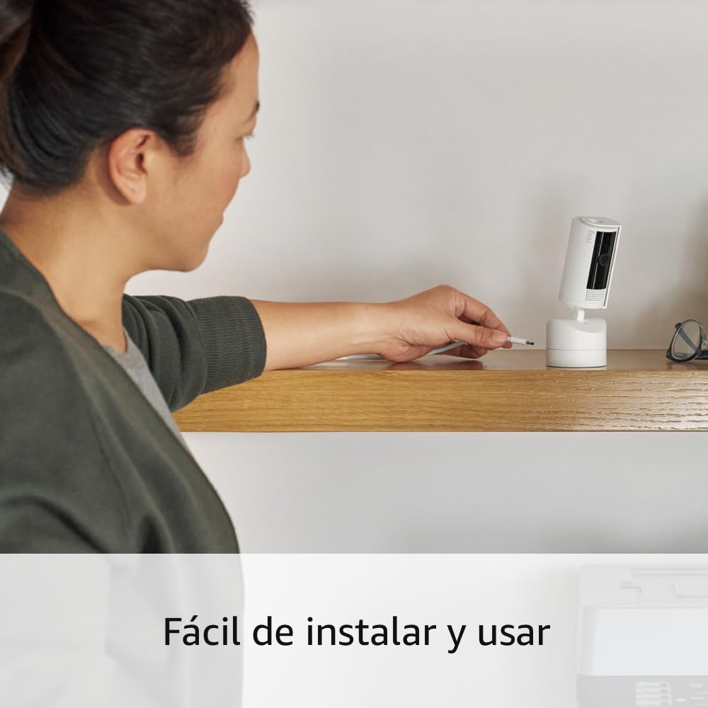 Camara Panoramica 360 Ring Pan Tilt Indoor Cam Video HD y Audio Bidireccional